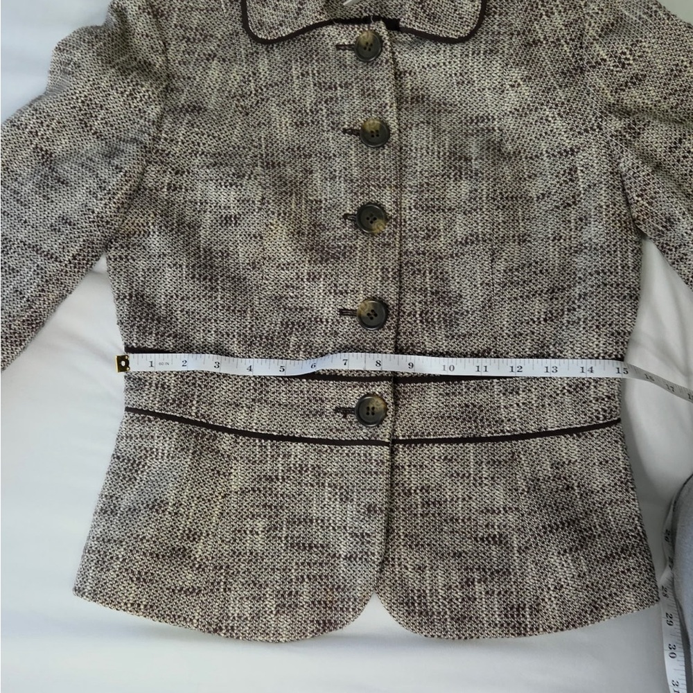 ANN TAYLOR LOFT
Brown and Cream Tweed Skirt Set - Picture 9 of 14